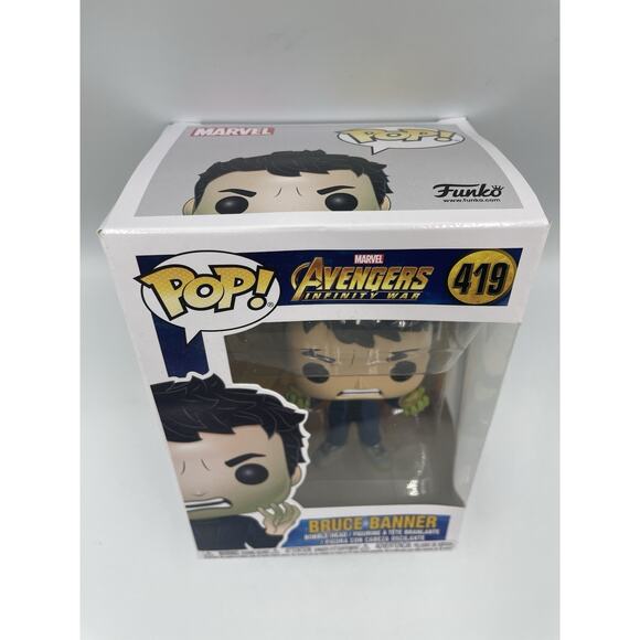 Funko Pop! Marvel Avengers Infinity War Bruce Banner #419 - Picture 3 of 7